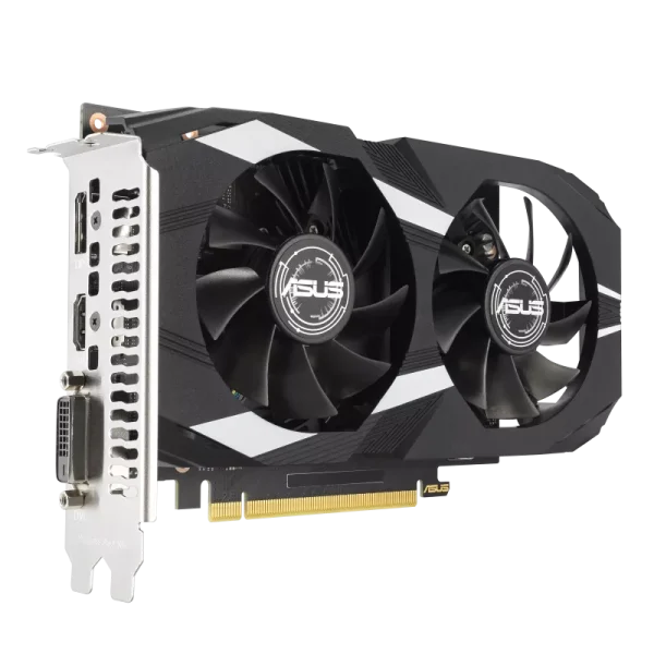 ASUS Dual GeForce RTX™ 3050 OC Edition 6GB GDDR6 Graphics Cards, NVIDIA Ampere SM 2X Throughput and Efficiency, OC Edition 1537 MHz Boost Clock, 2-slot Design for max compatibility, Black - Image 4