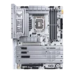 ASUS TUF GAMING Z890-PRO WIFI Motherboard, PCIe Gen5 Slot, WIFI 7, Aura Sync, White