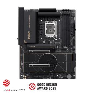 ASUS ProArt Z890-CREATOR WIFI Intel Z890 LGA1851 ATX content creation motherboard with PCIe® 5.0, DDR5 slots, two USB4® ports, 10G and 2.5G Ethernet, WiFi 7, five M.2 slots, plus a USB 20Gpbs front-panel header