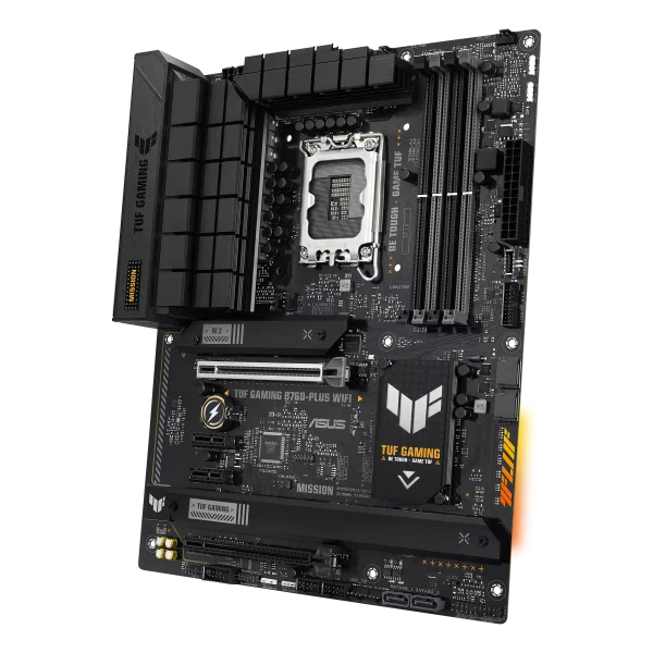 ASUS TUF GAMING B760-PLUS WIFI Motherboard, PCIe® 5.0, USB 3.2 Gen 2x2 Type-C® and a front-panel USB 3.2 Gen 2 Type-C® header, WiFi 6 - Image 3