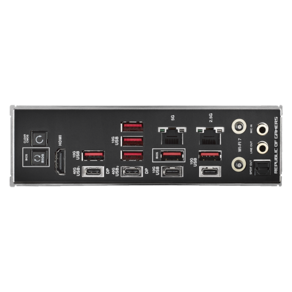 ASUS ROG CROSSHAIR X870E HERO Motherboard, PCIe Gen5, DDR5  Max. 256GB, WIFI 7 - Image 6