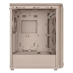 ASUS ProArt PA401 Wood Edition Beige - Tempered Glass Panel, Build-in two 160mm front fans and one 120mm rear fan, along with an integrated fan hub, - Image 4