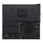 ASUS Pro WS WRX90E-SAGE SE AMD sTR5 EEB workstation motherboard, 7 PCIe 5.0 x16 slots, multi-GPU support, robust 32+3+3+3 power-stage design, CPU and memory overclocking ready, 4 PCIe 5.0 M.2 slots, dual 10 Gb LAN, PCIe Q-Release Slim - Image 4