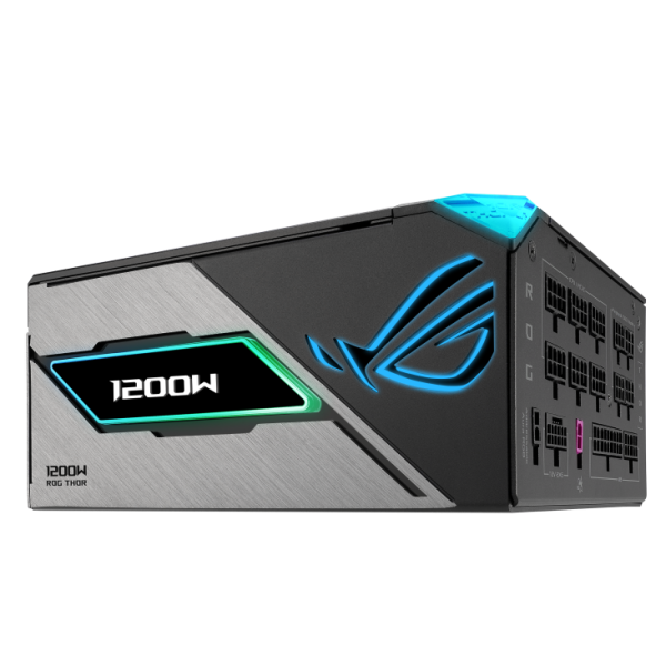 ASUS ROG Thor 1200W Platinum III Fully Modular Power Supply, 80 PLUS Platinum Certification, PCIe Gen 5.1 Ready - Image 3