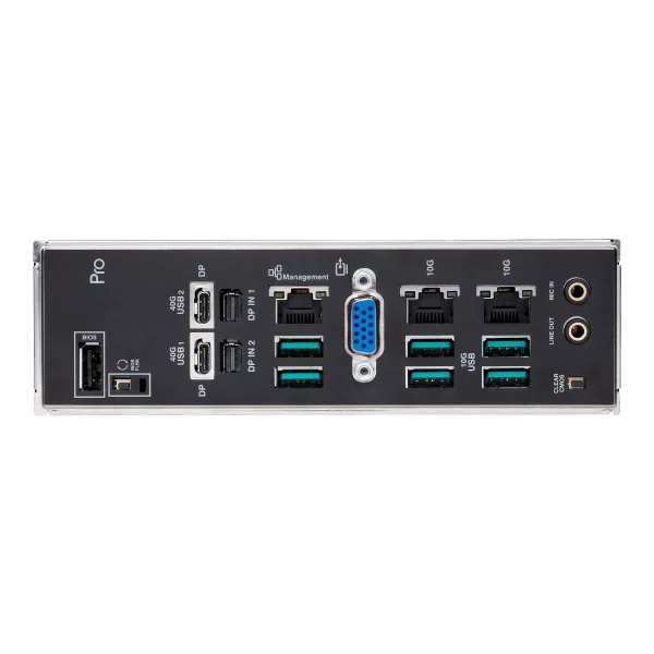 ASUS Pro WS WRX90E-SAGE SE AMD sTR5 EEB workstation motherboard, 7 PCIe 5.0 x16 slots, multi-GPU support, robust 32+3+3+3 power-stage design, CPU and memory overclocking ready, 4 PCIe 5.0 M.2 slots, dual 10 Gb LAN, PCIe Q-Release Slim - Image 5