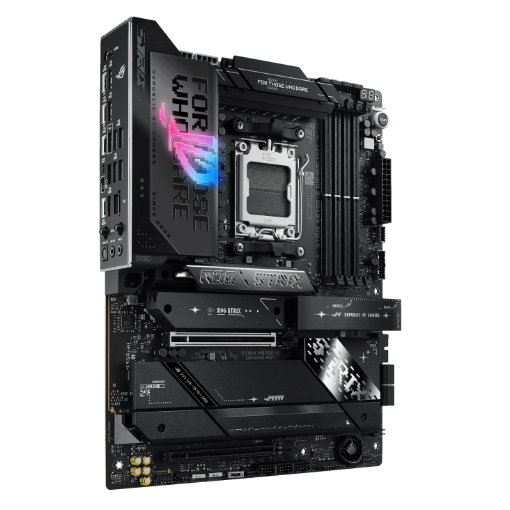 ASUS ROG STRIX X870E-E GAMING WIFI Motherboard, WIFI 7, PCIe Gen 5, Aura Sync, Max. 256GB DDR5