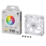 ASUS TUF Gaming TF120 ARGB Fan White Edition - Single Pack - Image 4
