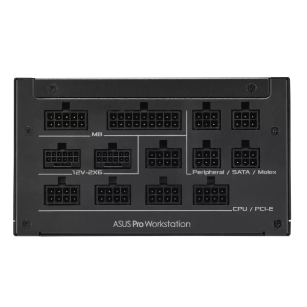 ASUS Pro WS 1600W Fully Modular Platinum Power Supply, PCIe® 5.1 ready, 80 PLUS Platinum certified, Black - Image 6