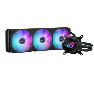 ASUS ROG Strix LC III 360 ARGB Liquid Cooler, Aura Sync, Cooling on Display, Anti-vibration Rubber