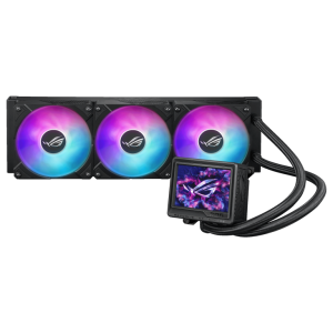 ASUS ROG RYUJIN III 360 ARGB Extreme Liquid Cooler, ROG ARGB Fans, Full-Color 3.5” LCD, Black