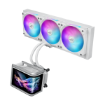 ASUS ROG RYUO IV SLC 360 ARGB Liquid Cooler, 6.67” 2K AMOLED Display, White