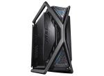 ASUS ROG Hyperion GR701 E-ATX computer case, 420 mm dual radiator support, four 140 mm fans, metal GPU holder, component storage, ARGB fan hub, 60W fast charging, Black