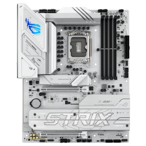 ASUS ROG STRIX B860-A GAMING WIFI Motherboard, WIFI 7, SB4® (20Gbps) PORT, PCIe GEN 5 SUPPORT, White