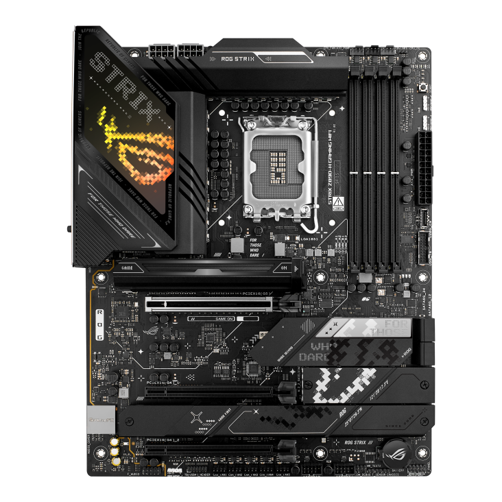 ASUS ROG STRIX Z890-H GAMING WIFI Gaming Motherboard, AI Cooling II, WIFI 7, PCI3 GEN 5 SUPPORT,  DDR5  9066+ MT/s,  MAX. 256GB, DIMM FIT, AEMP III, DIMM FLEX, DIY-FRIENDLY DESIGN