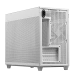 ASUS Prime AP201 MicroATX Case, support for 360 mm coolers, graphics cards up to 338 mm long, and standard ATX PSUs, White - Image 4