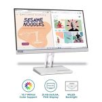 Lenovo L22e-40 22" FHD Monitor, VA Panel, 75 Hz refresh rate, 4ms Response Time, AMD Freesync, White - Image 3