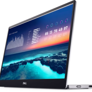 Dell 14 Portable - P1424H Monitors, 1920 x 1080 Resolution, 60Hz Refresh Rate, 6ms GtG Response Time, Gray