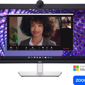 Dell Pro 34 Plus - Curved - Video Conferencing Monitors - P3424WEB, 3440 x 1440 Resolution, 60Hz Refresh Rate, 5ms GtG Fast Response Time, Black