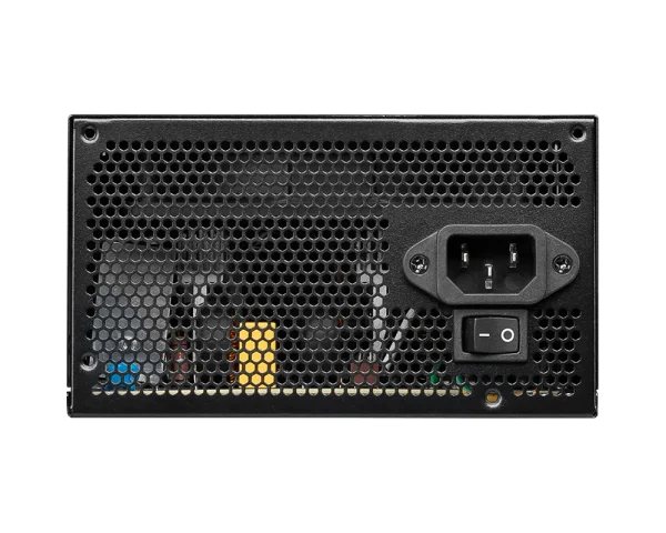 MSI MAG A600DN Power Supply, 80 PLUS STANDARD, 120mm LOW NOISE FAN, Black - Image 4