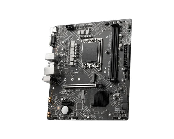 MSI PRO H610M-B DDR4 Mirco-ATX Motherboard, LGA 1700 Socket, Support for Windows® 11 64-bit, Windows® 10 64-bit, Black - Image 4