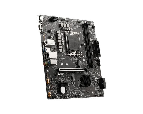 MSI PRO H610M-B DDR4 Mirco-ATX Motherboard, LGA 1700 Socket, Support for Windows® 11 64-bit, Windows® 10 64-bit, Black - Image 3