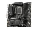 MSI PRO B760M-A WIFI Motherboard, Supports DDR5 Memory, Dual Channel DDR5 6800+MHz (OC), 2.5G LAN with Wi-Fi 6E Solution, Black - Image 4