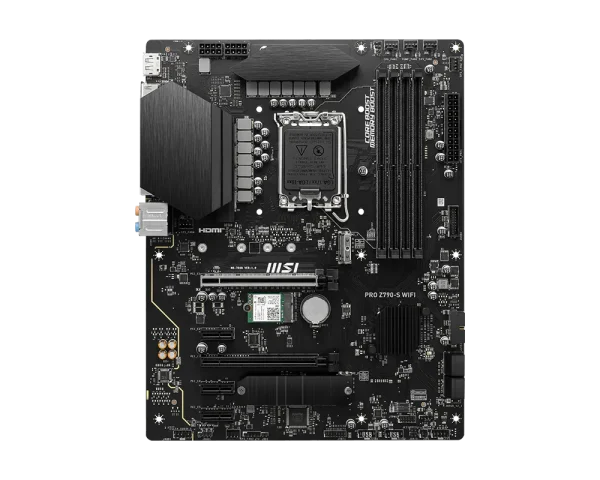 MSI PRO Z790-S WIFI Motherboard, Support Intel® Core™ 14th/ 13th/ 12th Gen Processors, Intel® Pentium® Gold and Celeron® Processors LGA 1700, Wi-Fi 6E - Image 2