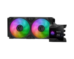 MSI MPG CORELIQUID D240 Liquid Cooler, 2.4” Customizable IPS display, Latest CPU socket supported: Intel LGA 1700 & AMD AM5, Black - Image 3