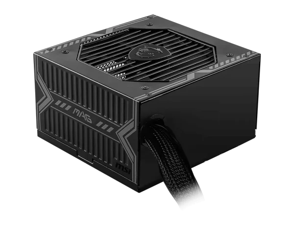 MSI MAG A750BN PCIE5 Power Supply, 120mm Fan, 80 PLUS Bronze (up to 85%), Black - Image 2