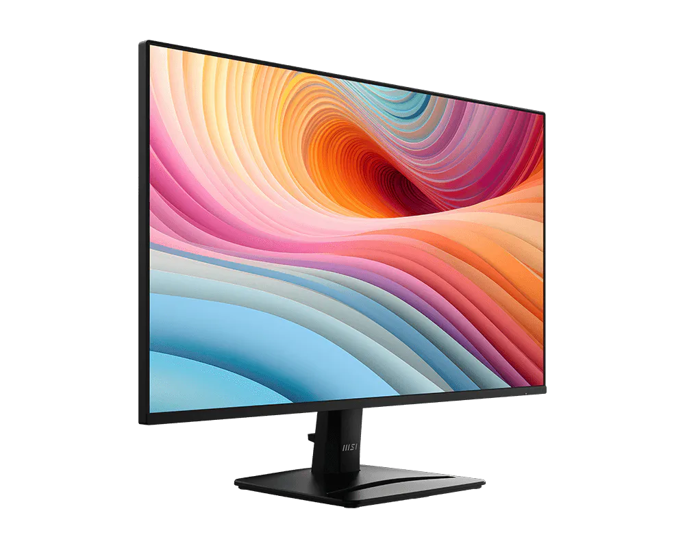 MSI PRO MP275 E2 27″ Business Productivity Monitor, 1920 x 1080 (FHD) IPS Panel, 120Hz Refresh Rate, 1ms (MPRT) / 4ms (GTG) Response Time, Black