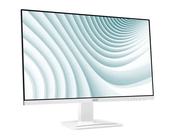 MSI PRO MP273AW 27" Business Productivity Monitor, 1920 x 1080 (FHD) IPS Panel, 100Hz Refresh Rate, 1ms (MPRT) / 4ms (GTG) Response Time, White - Image 2