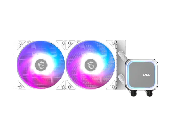 MSI MAG CORELIQUID A13 240mm Liquid Cooler, AM5 / AM4 Support, LGA 1700 / 1851 Support, Aluminum Material, White - Image 3
