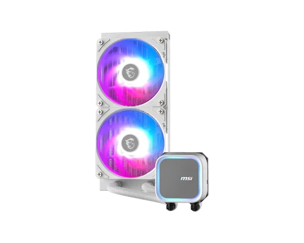 MSI MAG CORELIQUID A13 240mm Liquid Cooler, AM5 / AM4 Support, LGA 1700 / 1851 Support, Aluminum Material, White - Image 2
