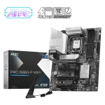 MSI PRO B860-P WIFI Motherboard, Supports Intel® Core™ Ultra Processors (Series 2) LGA 1851, Wi-Fi 7, Black