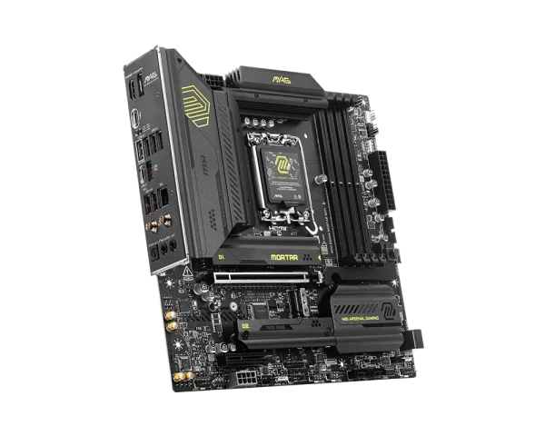MSI MAG B860M MORTAR WIFI Motherboard, Supports Intel® Core™ Ultra Processors (Series 2) LGA 1851, Wi-Fi 7 and 5G LAN, Thunderbolt 4, PCIe 5.0, - Image 3