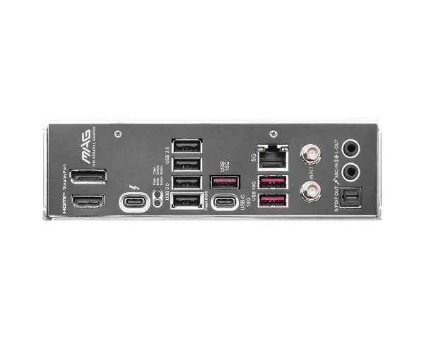 MSI MAG B860M MORTAR WIFI Motherboard, Supports Intel® Core™ Ultra Processors (Series 2) LGA 1851, Wi-Fi 7 and 5G LAN, Thunderbolt 4, PCIe 5.0, - Image 5