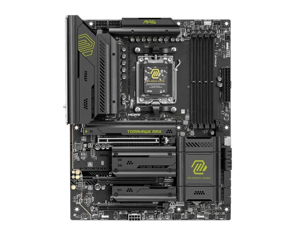 MSI MAG B850 TOMAHAWK MAX WIFI Motherboard, Socket AM5, Supports AMD Ryzen™ 9000/ 8000/ 7000 Series Desktop Processors, Wi-Fi 7 - Image 2
