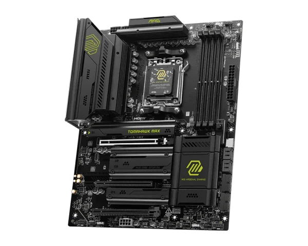 MSI MAG B850 TOMAHAWK MAX WIFI Motherboard, Socket AM5, Supports AMD Ryzen™ 9000/ 8000/ 7000 Series Desktop Processors, Wi-Fi 7 - Image 4