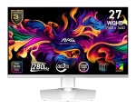 MSI MAG 272QPW QD-OLED X28 27" Gaming Monitor, 2560x1440 (WQHD) QD-OLED panel, 280Hz refresh rate, rapid 0.03ms (GtG) response time, HDMI™ 2.1, White