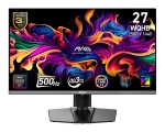 MSI MAG 272QP QD-OLED X50 27" Gaming Monitor, 3rd-gen QD-OLED panel , 500Hz refresh rate, 0.03ms (GtG) response time, DisplayHDR True Black 500, HDMI 2.1 ports, Black