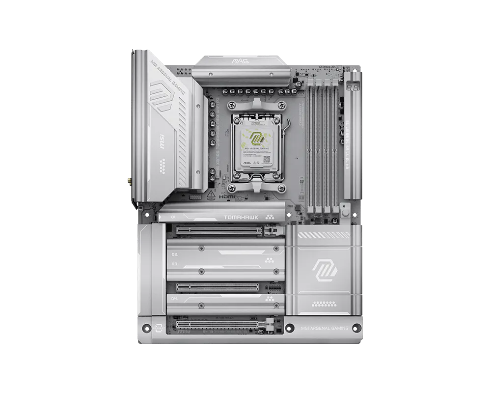 MSI MAG X870E TOMAHAWK MAX WIFI PZ Motherboard, Supports AMD Ryzen™ 9000/ 8000/ 7000 Series Desktop Processors, Socket AM5, Wi-Fi 7