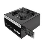 Thermaltake Litepower 650W Non-modular Power Supply, 120mm cooling fan, Black