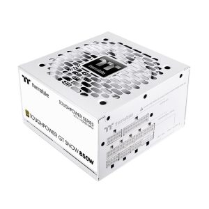 Thermaltake Toughpower GT Snow 850W Fully Modular Power Supply, 80 PLUS Gold certified, compatible with ATX 3.1 specifications, White