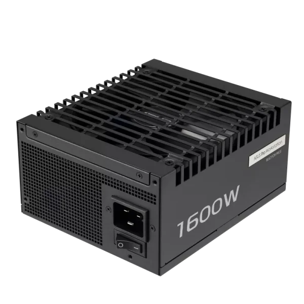 ASUS Pro WS 1600W Fully Modular Platinum Power Supply, PCIe® 5.1 ready, 80 PLUS Platinum certified, Black - Image 3
