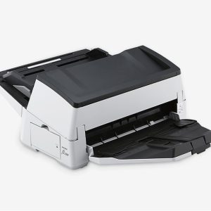Ricoh fi-7600 Desktop Document Scanner, double-sided scanning speeds of up to 100 pages per minute, 300-page ADF, White