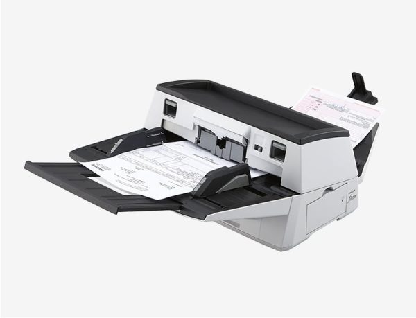 Ricoh fi-7600 Desktop Document Scanner, double-sided scanning speeds of up to 100 pages per minute, 300-page ADF, White - Image 5