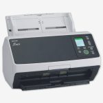 Ricoh FI-8170 High Speed Desktop Document Scanner, Double-sided scanning of up to 70 pages per minute, White