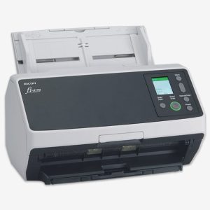 Ricoh FI-8170 High Speed Desktop Document Scanner, Double-sided scanning of up to 70 pages per minute, White