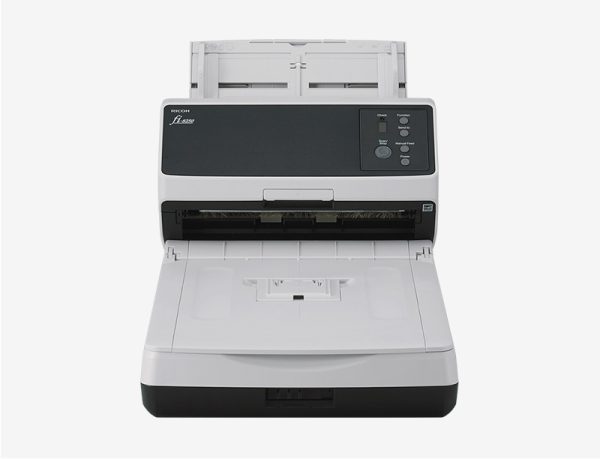 Ricoh fi-8250 ADF Desktop Office Scanner with Flatbed, double-sided scanning of up to 50 pages per minute, White - Image 2