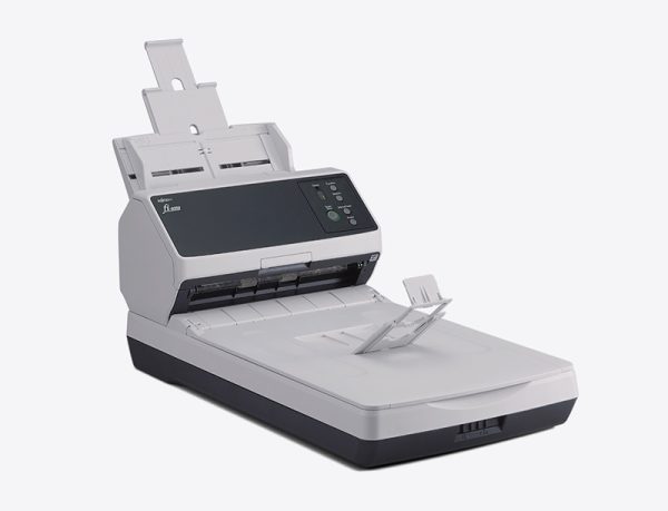 Ricoh fi-8250 ADF Desktop Office Scanner with Flatbed, double-sided scanning of up to 50 pages per minute, White - Image 3